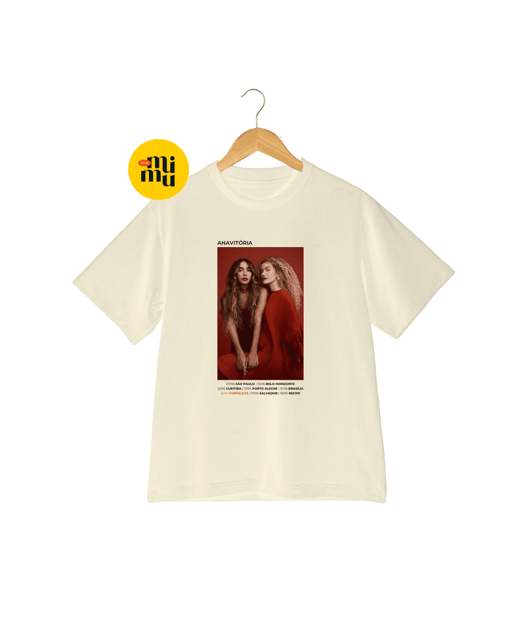 Camisas Anavitória - Turnê Namorados 2026