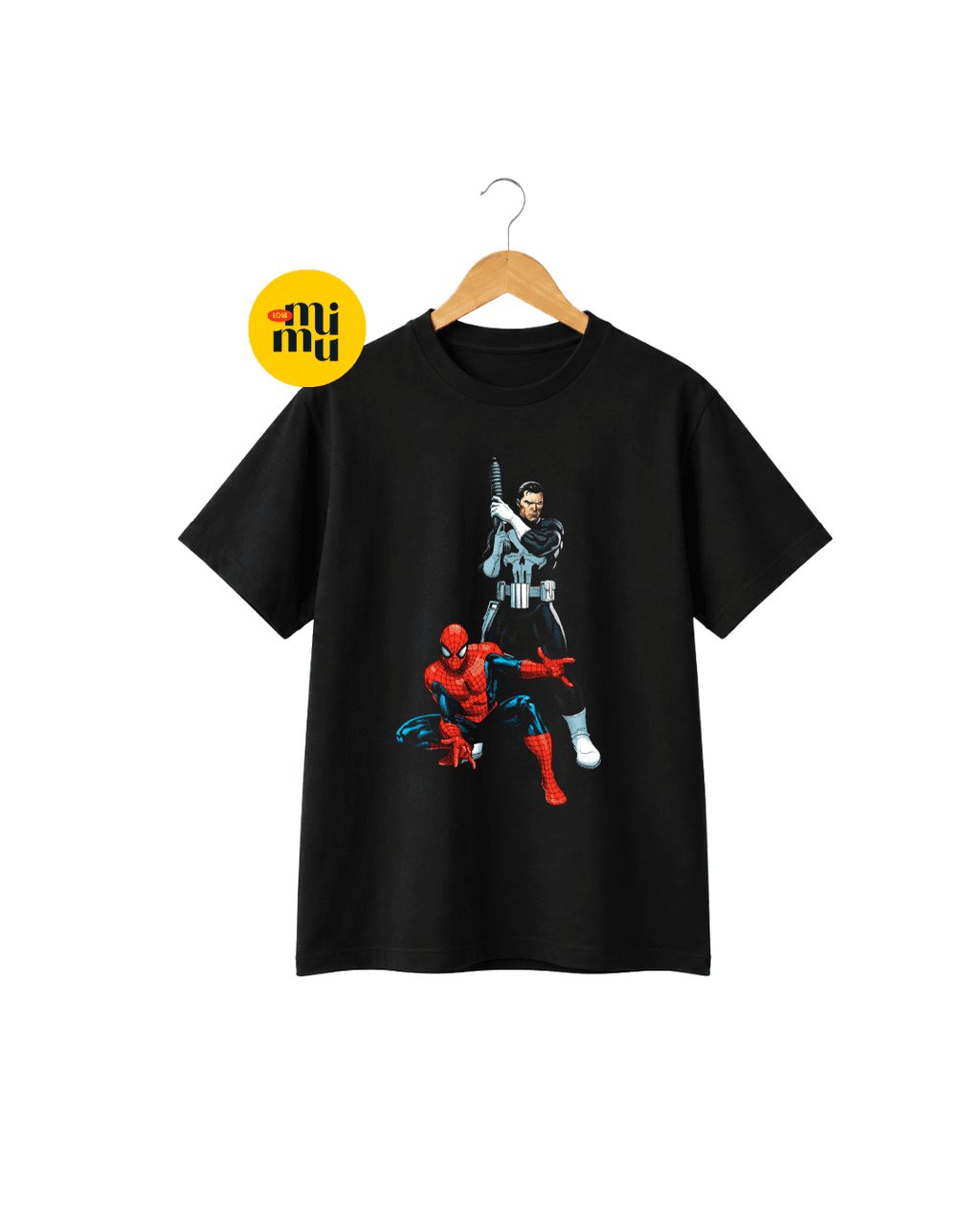 Camisa Homem Aranha - Halftone Dupla Justiceiro