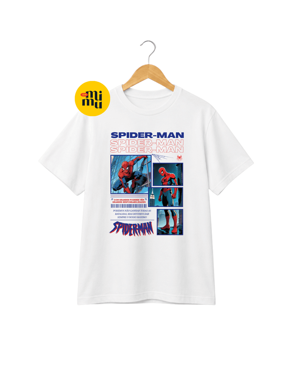 Camisa Homem Aranha - Quadros Comics