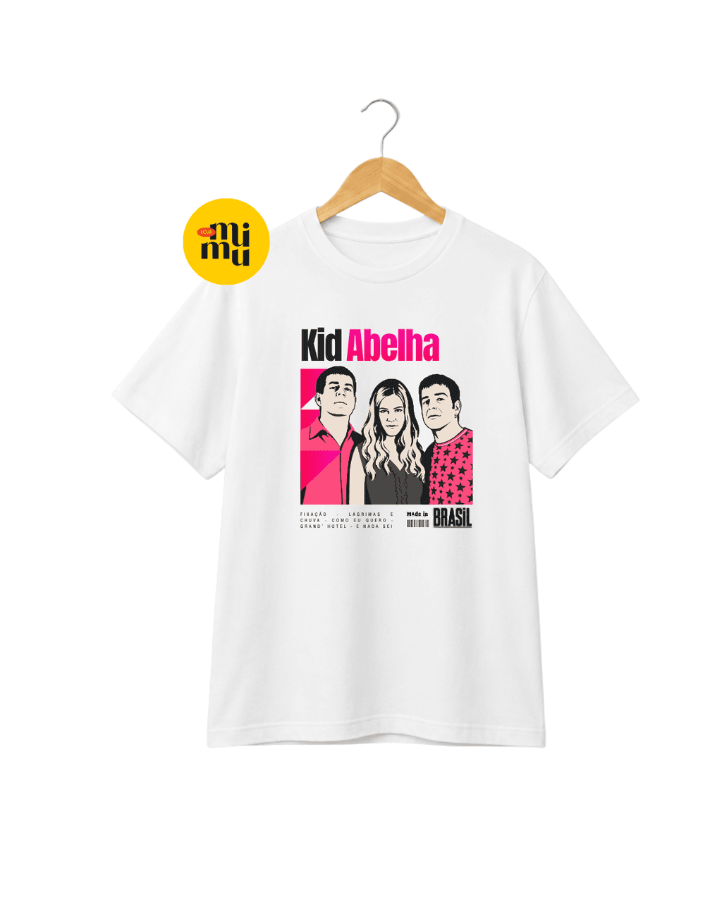 Camisa Kid Abelha - Eu Tive Um Sonho - Frente e Costas