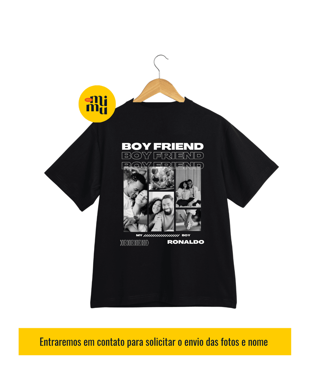 Camisa - Fotos Boyfriend - Frente e Costas