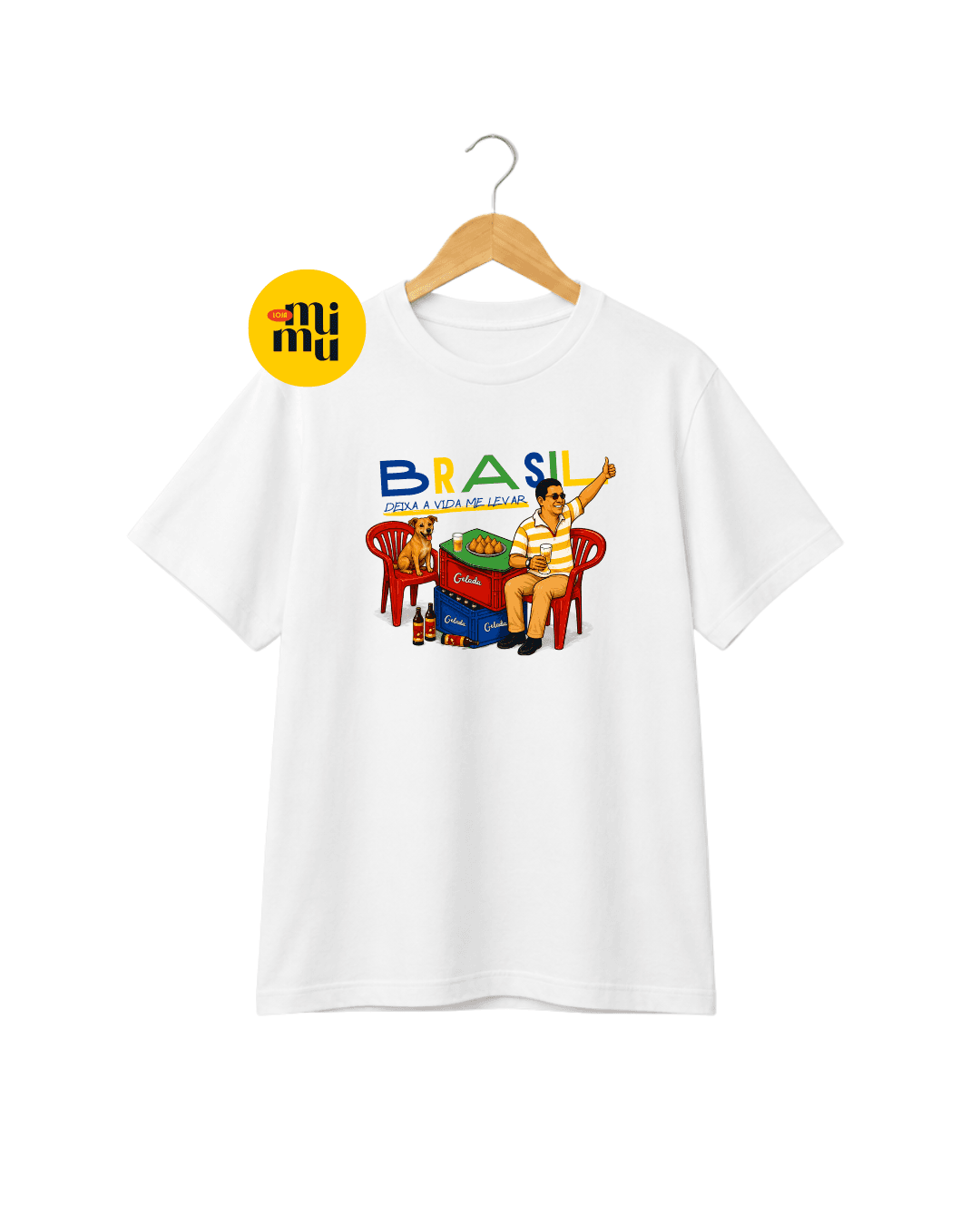 Camisa Mesa de Bar - Zeca e Caramelo