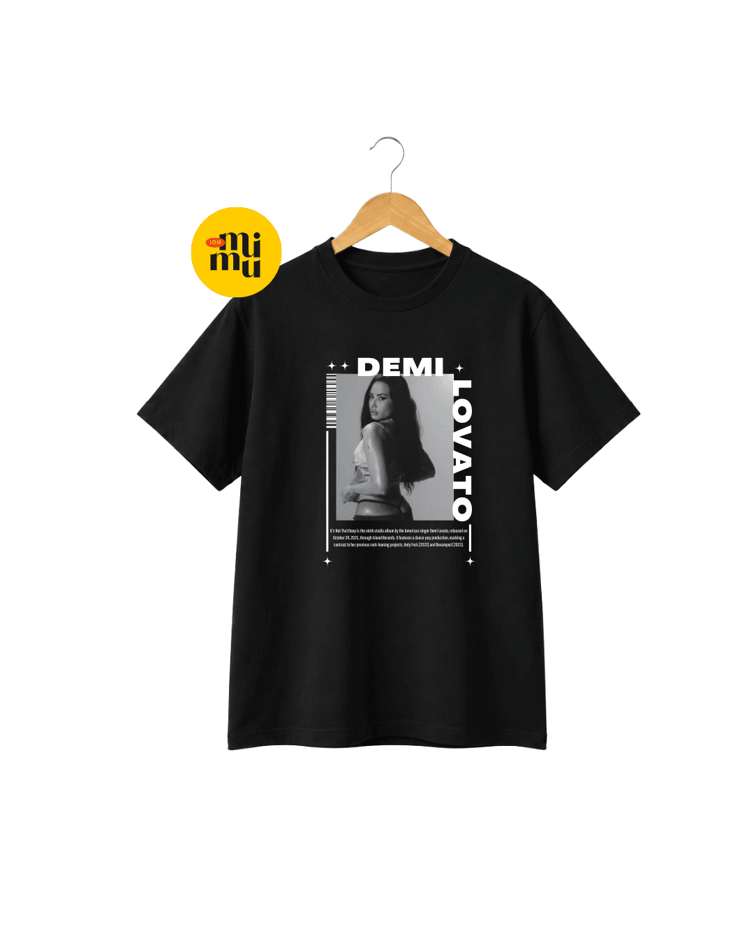 Camisa Demi Lovato - Quadro descrição