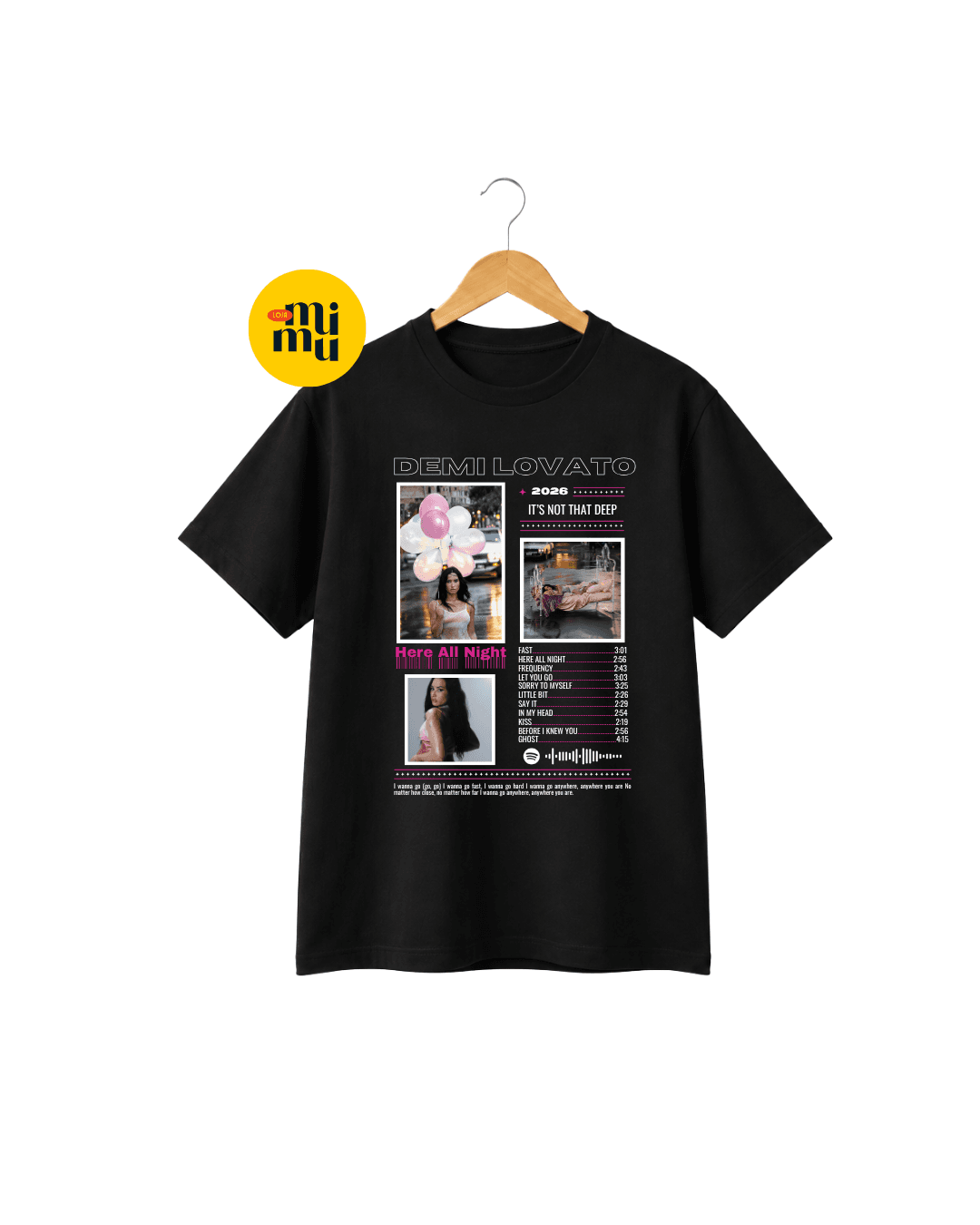 Camisa Demi Lovato - Estilo Cartaz