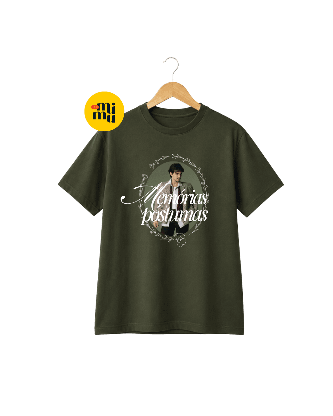 Camisa Jao - MP - Oval + Frase Eu não tenho mais o tempo pra perder