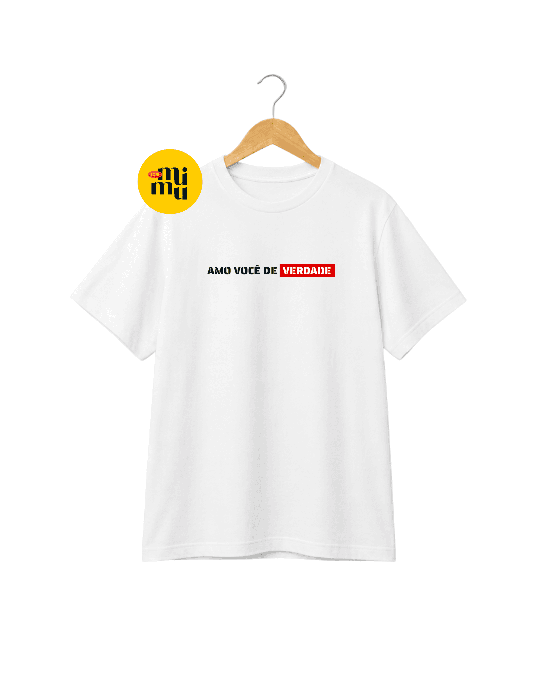 Camisa BACO - Amo você de verdade, amo você de mentira