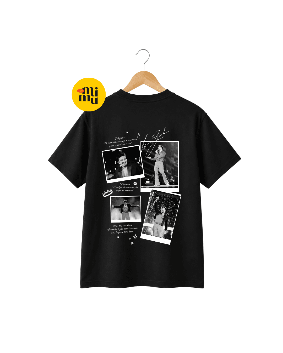 Camisa Luan Santana - Memórias Polaroid