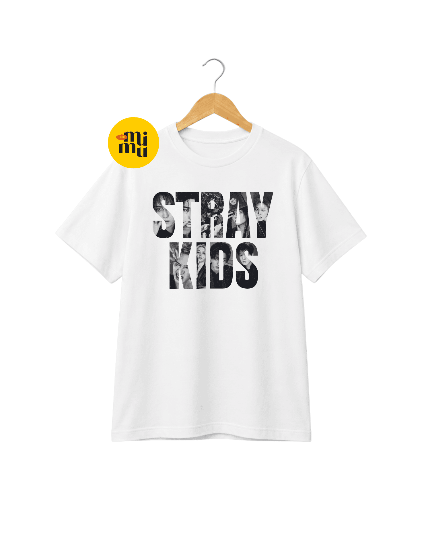 Camisa Stray Kids - STZ Letras Moldura