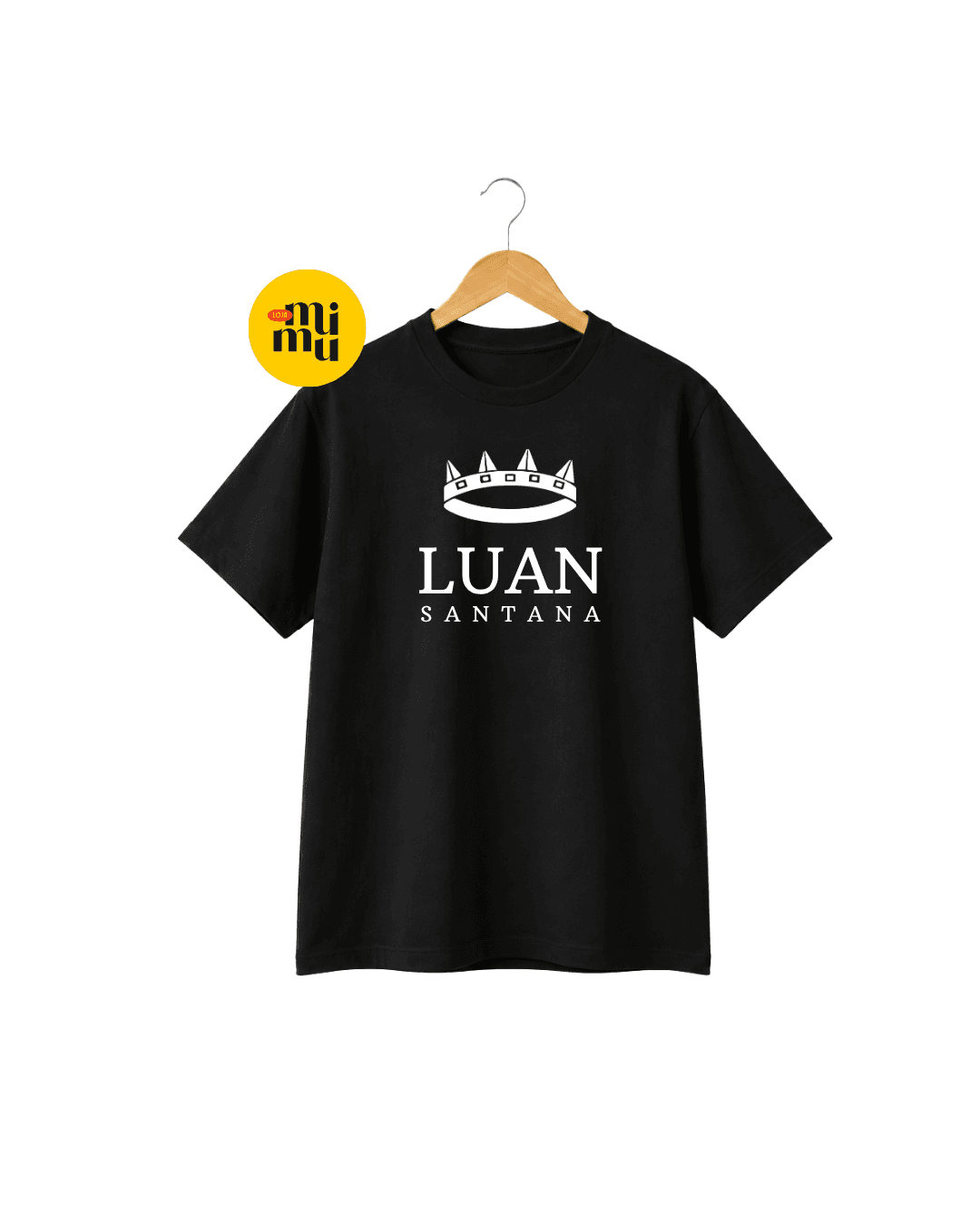 Camisa Luan Santana - Nome + Coroa