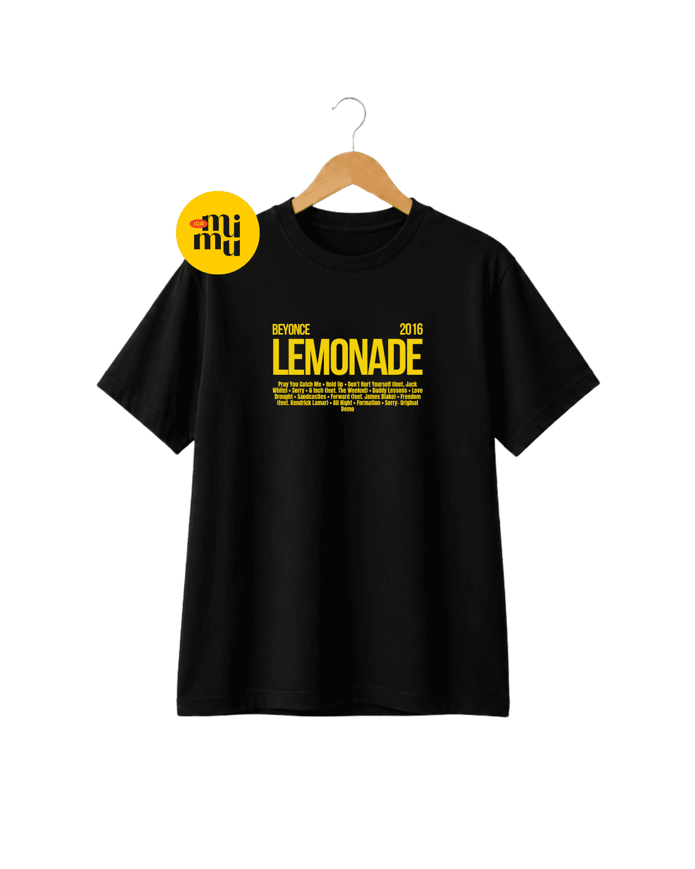 Camisa Beyoncé - Setlist - Lemonade