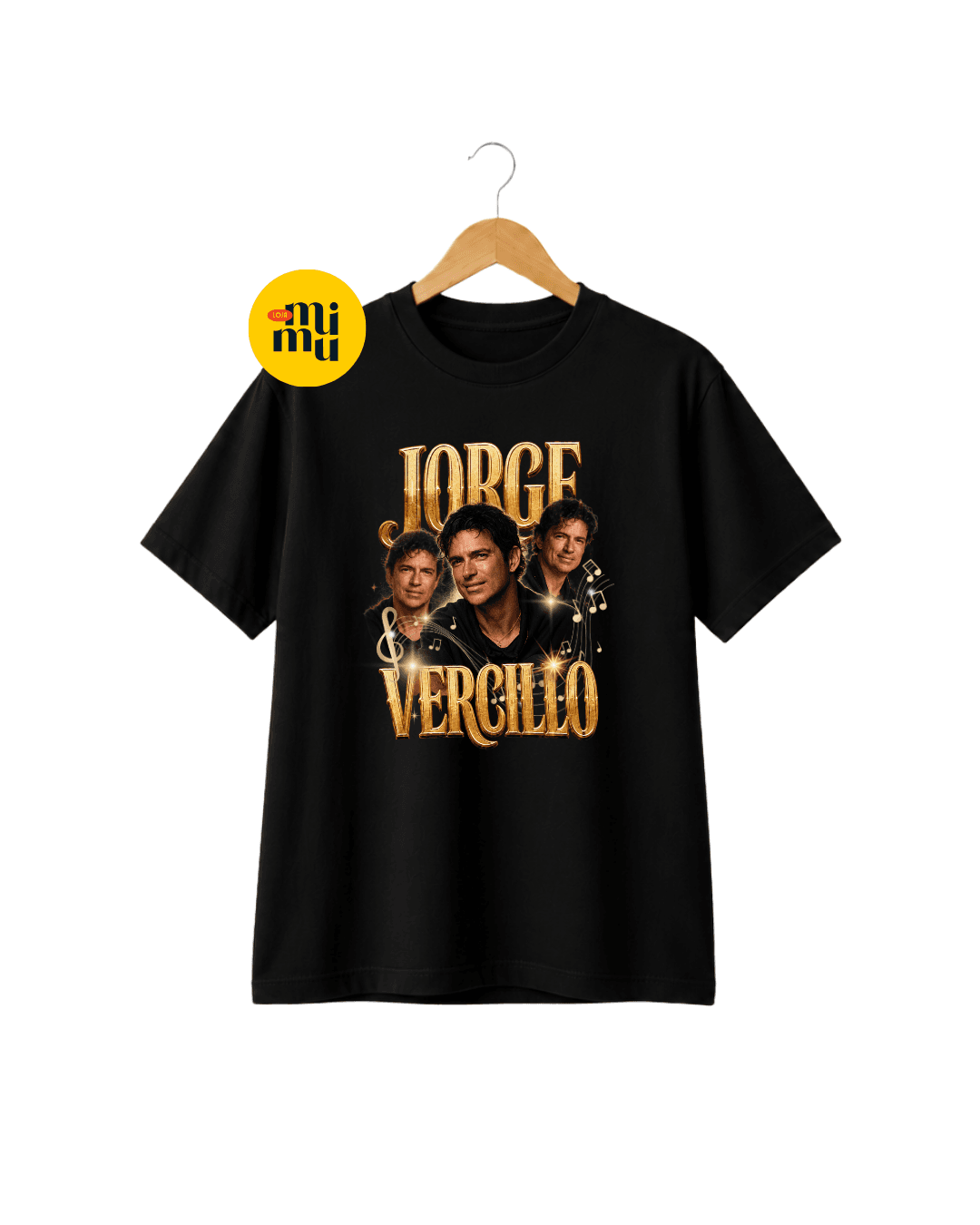 Camisa Jorge Vercillo - Bootleg Dourada