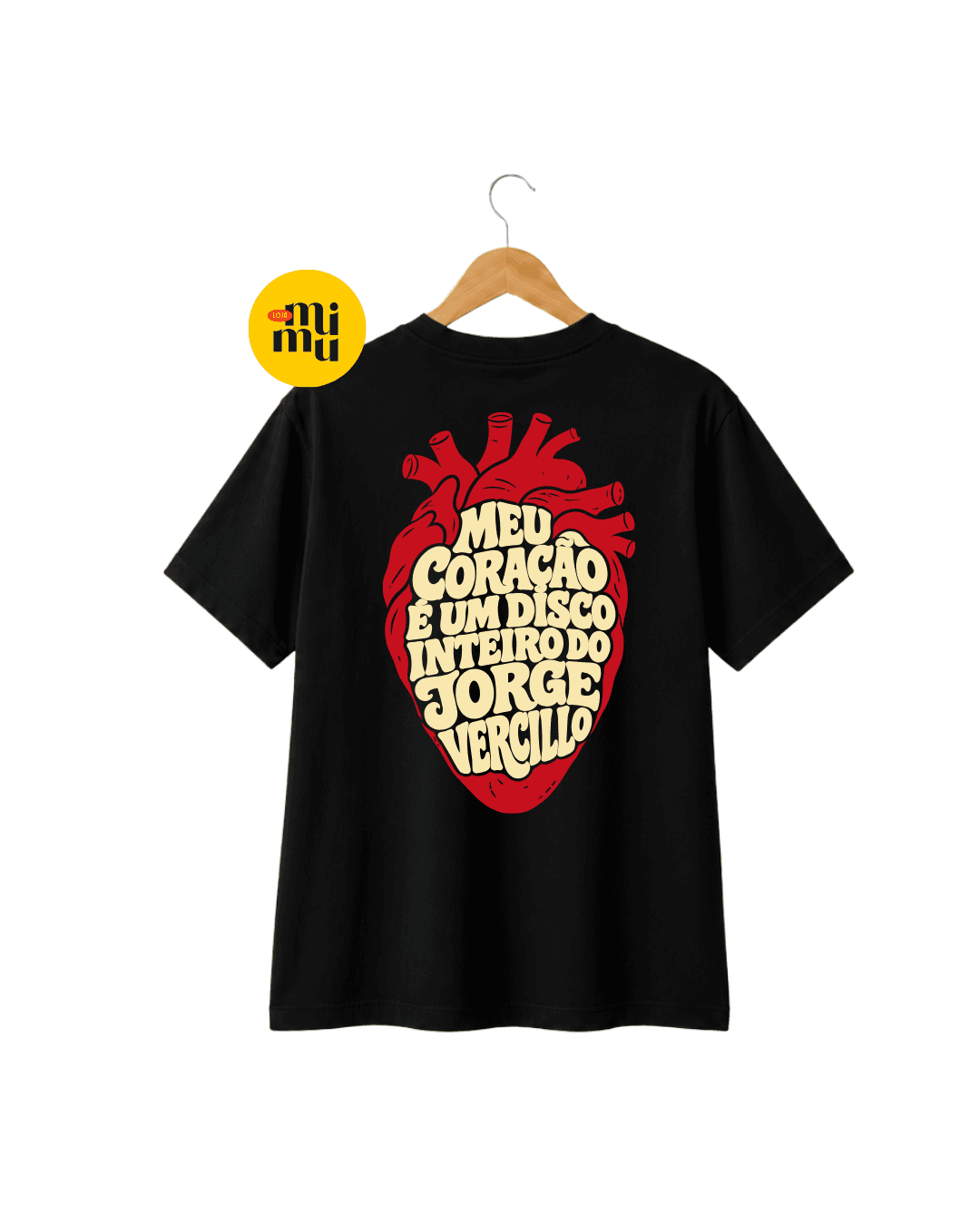 Camisa Jorge Vercillo - Meu coração é um disco inteiro