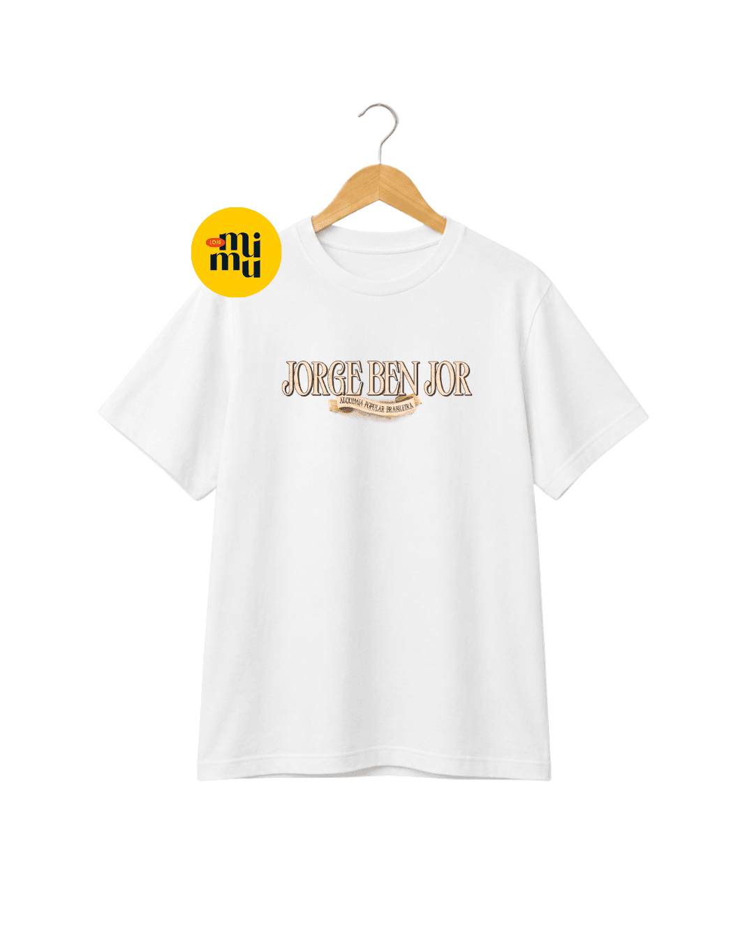 Camisa Jorge Ben Jor - Logo Tipografia - Alquimia Popular Brasileira
