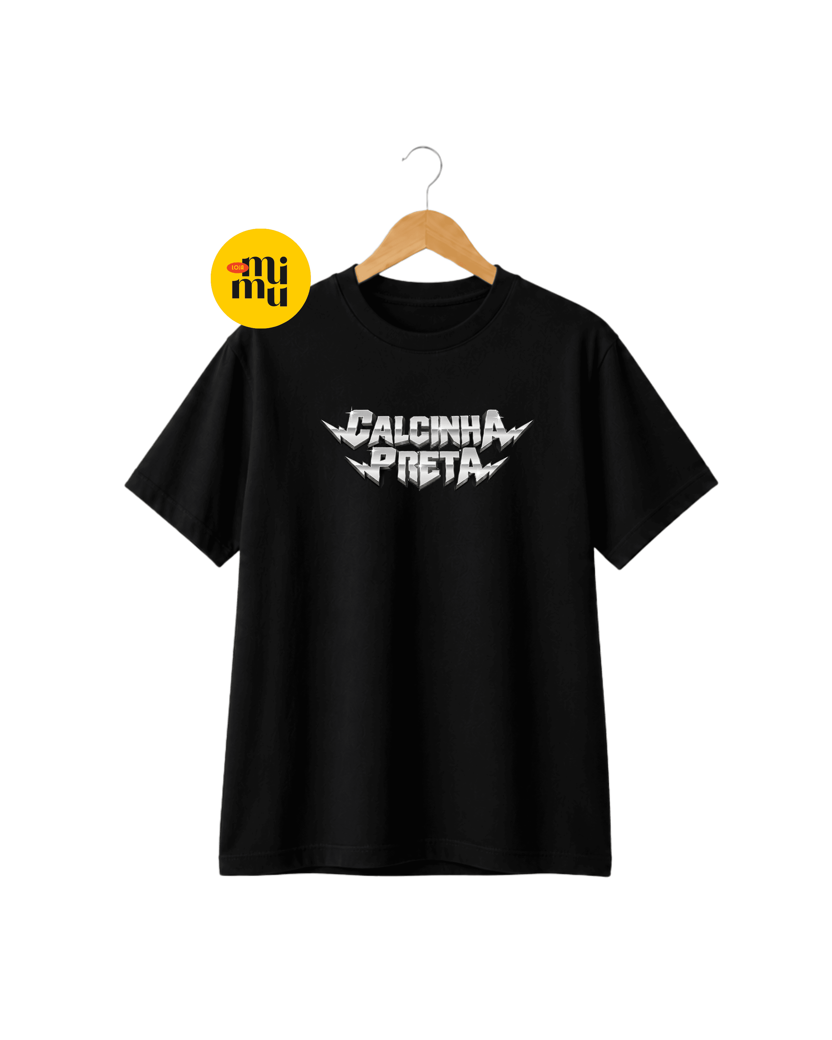 Camisa Calcinha Preta - Tipografia Raio