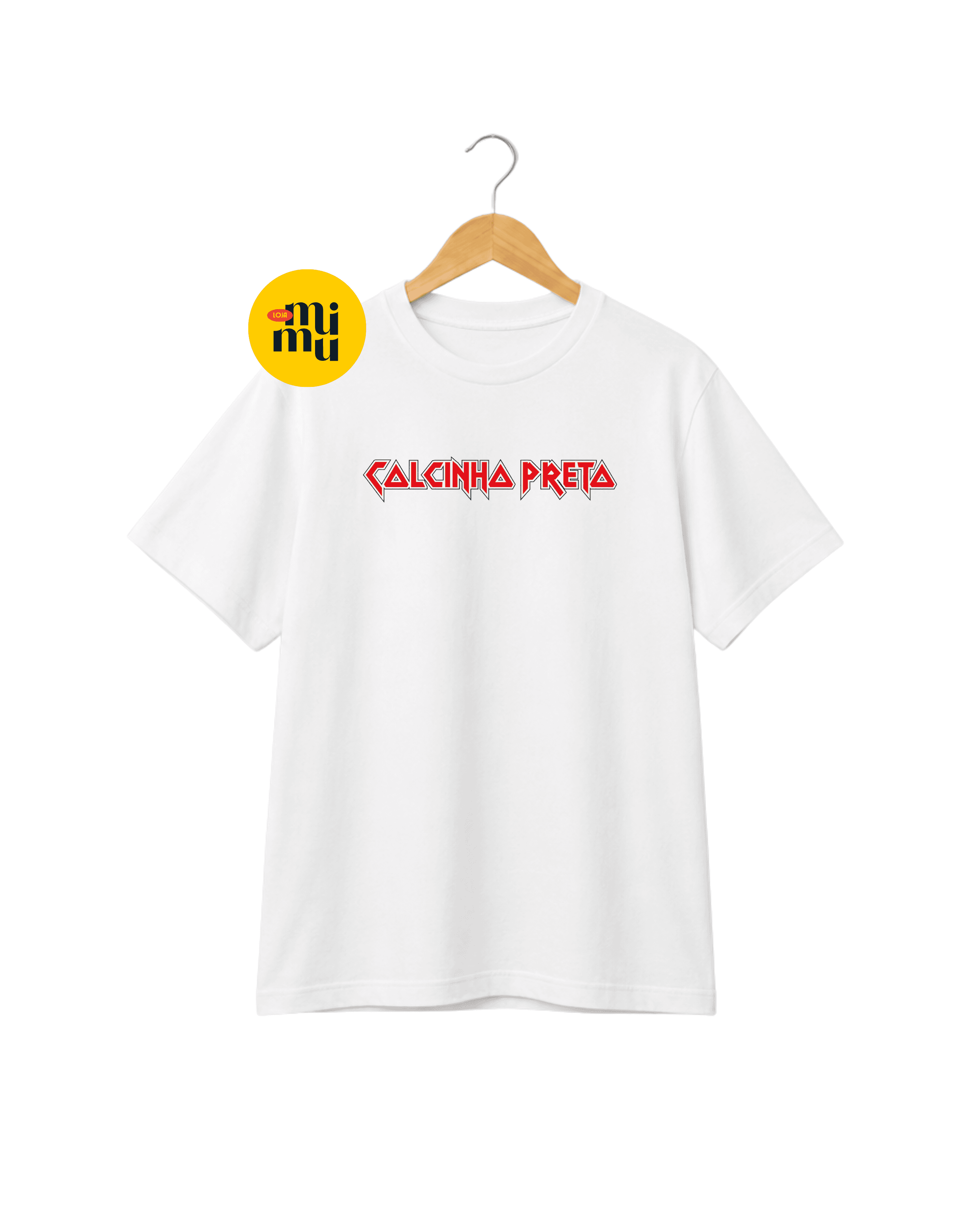 Camisa Calcinha Preta - Logo Iron Maiden