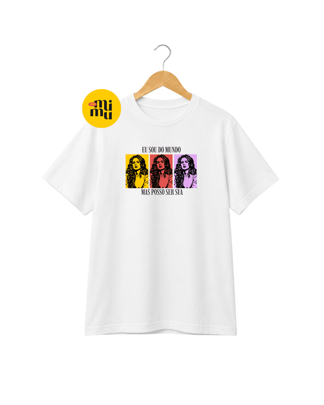 Camisa Carol Biazin - Trio Colors - Sou do mundo