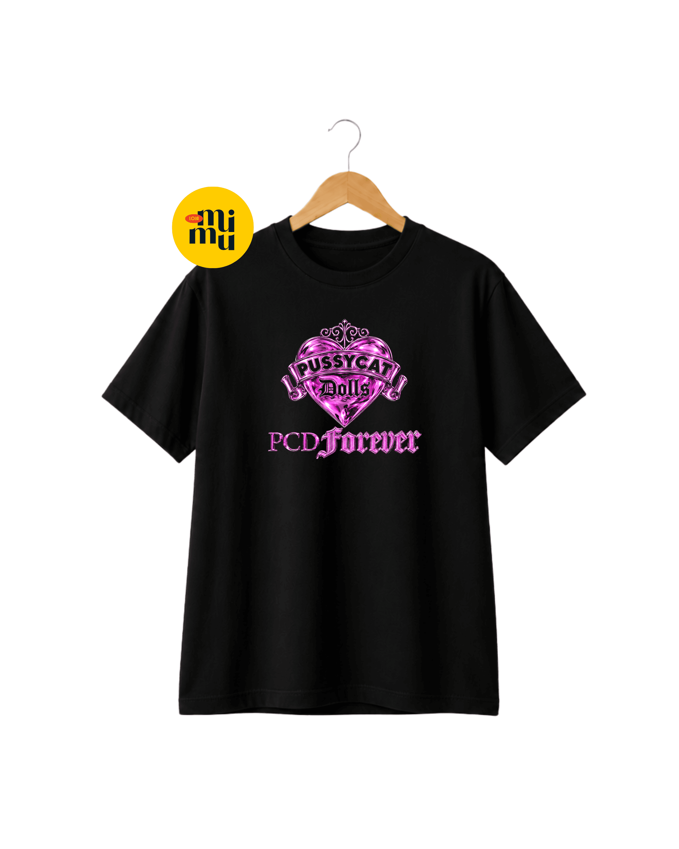 Camisa The Pussycat Dolls - Coração PCD Forever