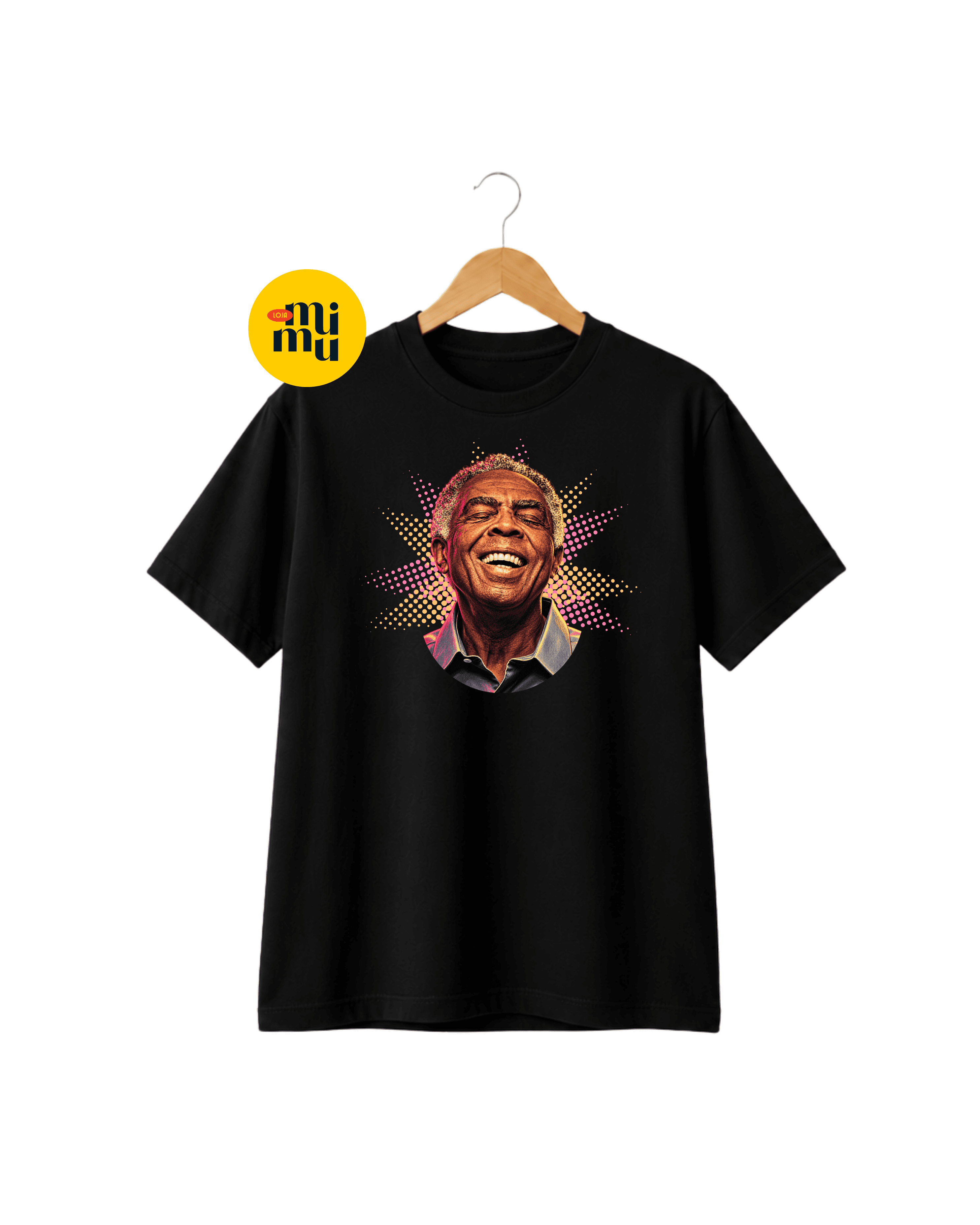Camisa Gilberto Gil - Sorriso + Estrela