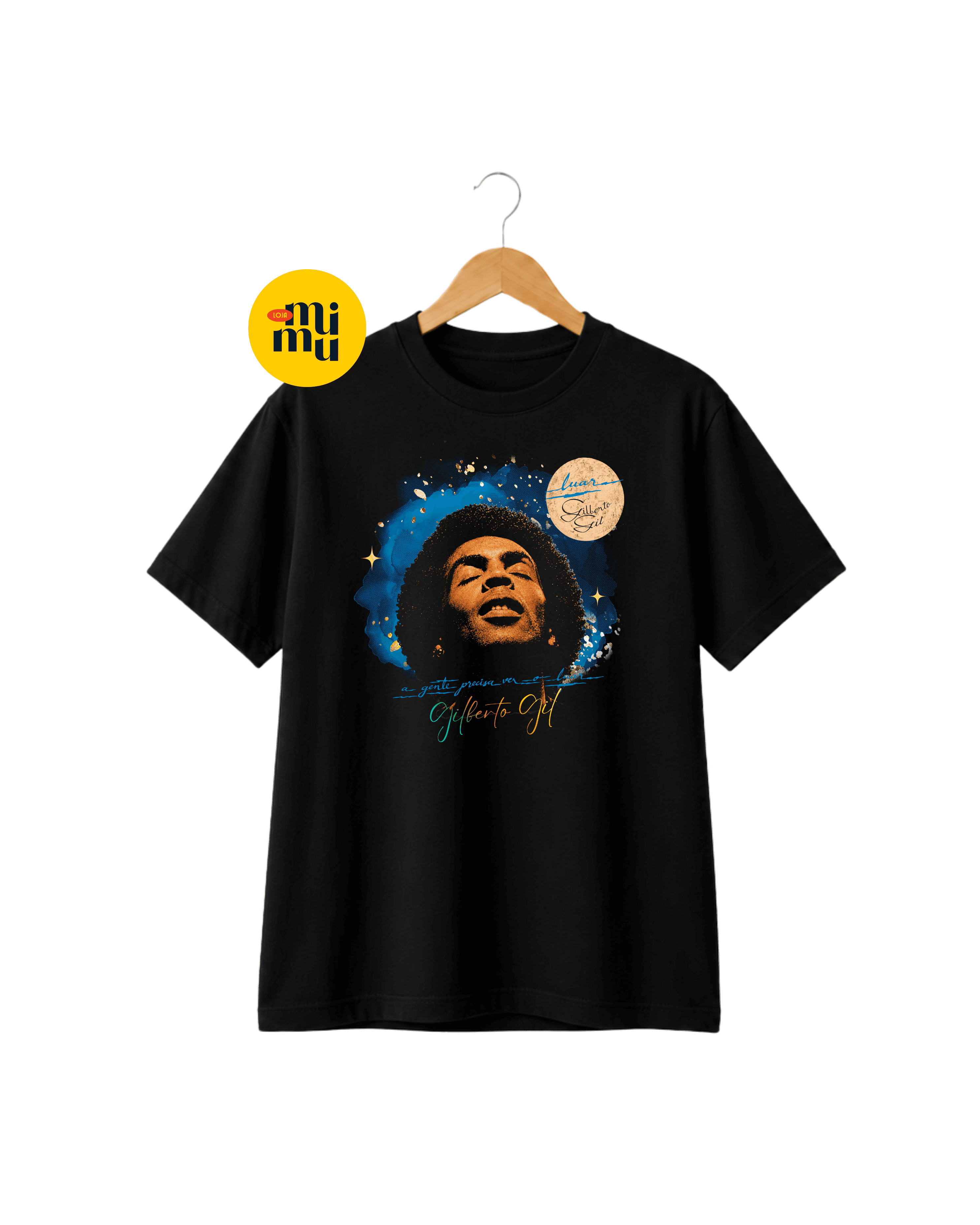 Camisa Gilberto Gil - Luar Halftone