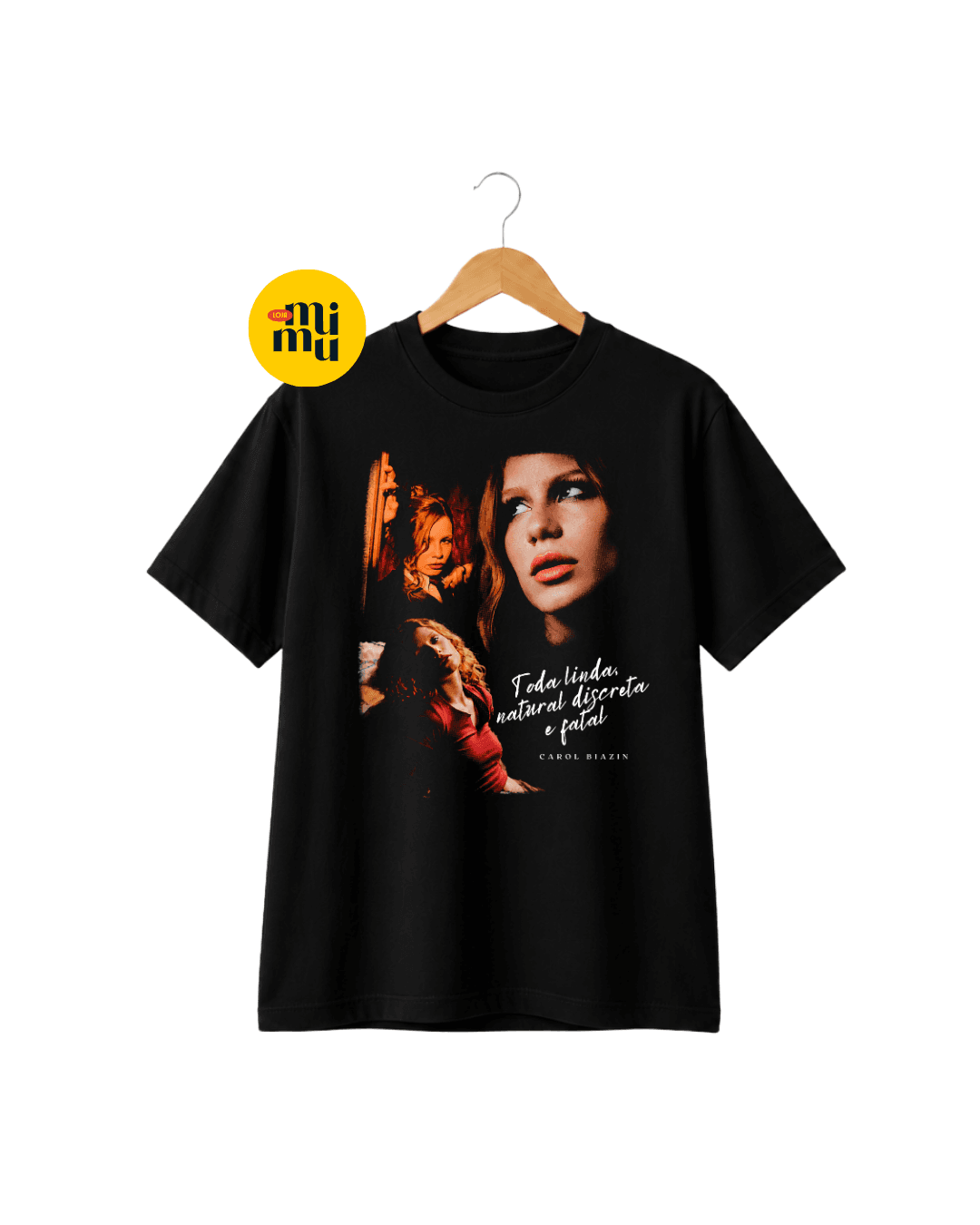 Camisa Carol Biazin - Halftone - Toda linda, natural, discreta e fatal